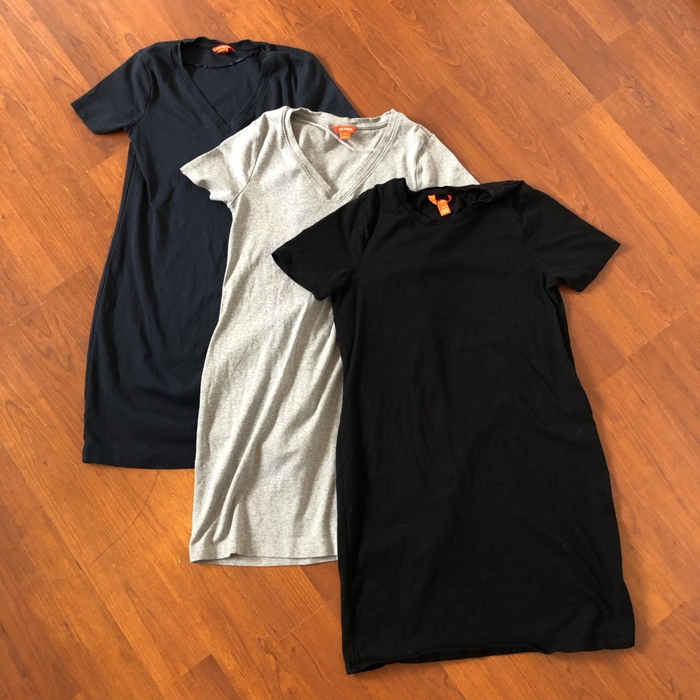 ☀️ 2/$20 Three Pack of T-Shirt Dresses